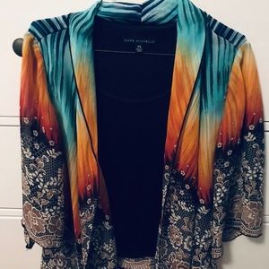 Colorful lightweight cardigan